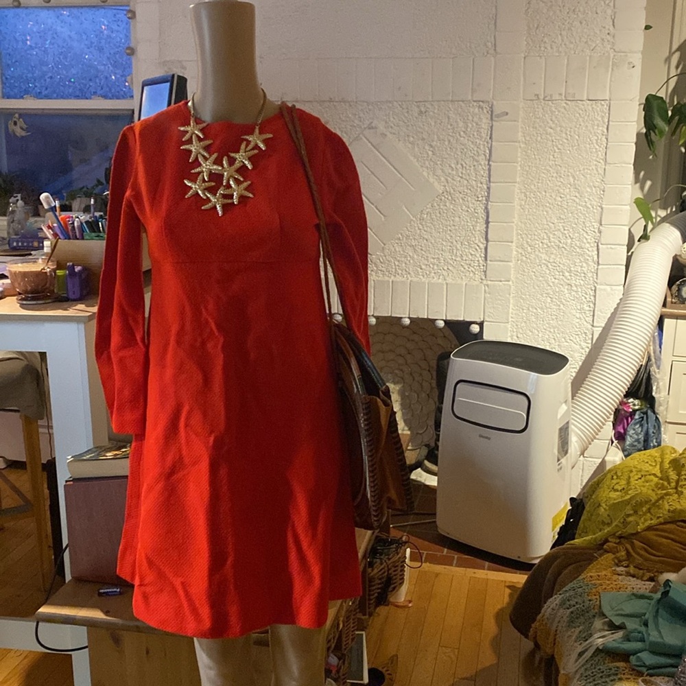 Vintage 60/70s Cute Red Women's Dress